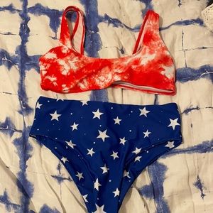 Red, White, and Blue Forth of July Bikini